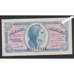 Billet Espagne 50 Centimos - A.5516916 - 1937 -  lartdesgents.fr