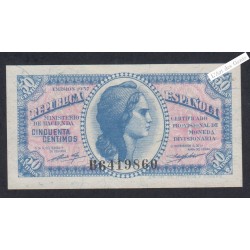 Billet Espagne 50 Centimos - B6419860 - 1937 -  lartdesgents.fr