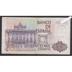 Billet Espagne 5000 Pesetas - 4J1395797 - 1979 -  lartdesgents.fr