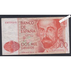 Billet Espagne 2000 Pesetas - 1D2602302 - 1980 -  lartdesgents.fr