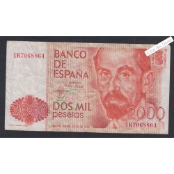 Billet Espagne 2000 Pesetas - 1K7068864 - 1980 -  lartdesgents.fr