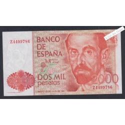 Billet Espagne 2000 Pesetas - Z4499786 - 1980 -  lartdesgents.fr