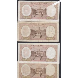 Lot 4 Billets Italie 10000 Lire - 1966-68-70-73 -  lartdesgents.fr