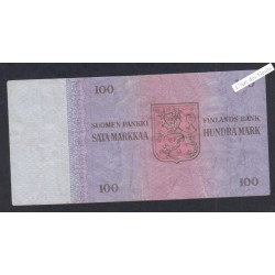 Billet Finlande 100 Marka - D8729399 - 1976 - TTB -  lartdesgents.fr