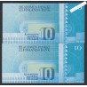 Lot 2 Billets Finlande 10 MarkKaa - Numéros Suivis - 1986 - Neufs --  lartdesgents.fr