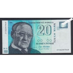 Billet Finlande 20 MarkKaa - 1993 - P/Neuf -  lartdesgents.fr