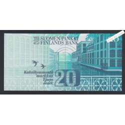 Billet Finlande 20 MarkKaa - 1993 - P/Neuf -  lartdesgents.fr
