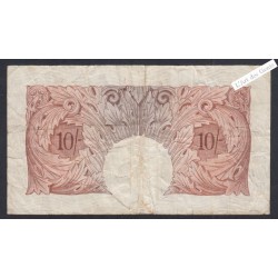 Billet Grande Bretagne 10 Shillings  -  B 95Y 156292  - 1955-60 - P.368c -  lartdesgents.fr