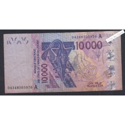 Billet Afrique de L'Ouest  - 10000 Francs CFA  - 2003 - 04348505976 A - TTB  lartdesgents.fr