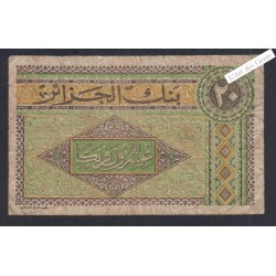 Billet Algérie  - 20 Francs  - 1948 - X.181 877 -  lartdesgents.fr