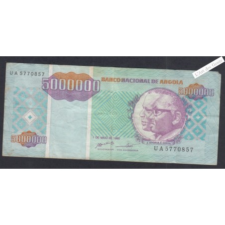 Billet Angola  - 5000000  Kwanzas Reajustados - 1995 - UA5770857 -  lartdesgents.fr
