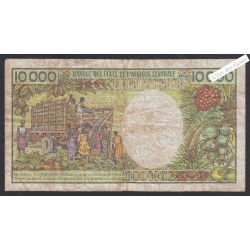 Billet Cameroun  - 10000  Francs - R.001 670725 -  lartdesgents.fr