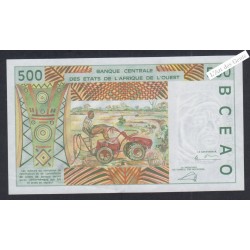 Billet Guinée Bissau - 500 Francs - n°02047320901 - Sign 31 - SPL - lartdesgents.fr