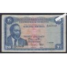 Billet Kenya - 20 Shillings - A/23 425849 - 1968 - lartdesgents.fr