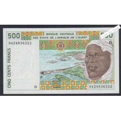 Billet Mali - 500 Francs - n°9424836322 - P.410Dd - 1994 -lartdesgents.fr