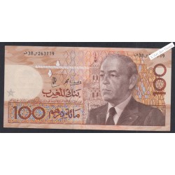 Billet Maroc - 100 Dirhams - 1987 - SUP+ - lartdesgents.fr