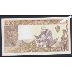 Billet Togo - 1000 Francs - n° B.014 411911 - 1986 - lartdesgents.fr