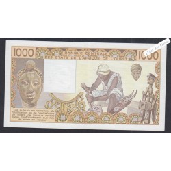 Billet Togo - 1000 Francs - n° M.015 756181 - 1986 - lartdesgents.fr