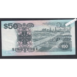Billet Singapour - 50 Dollars  - G/42 984172 - 1987 - SUP - lartdesgents.fr