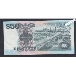 Billet Singapour - 50 Dollars  - F/72 585958 - 1987 - SUP - lartdesgents.fr