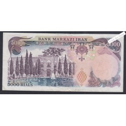 Billet Iran - 5000 Rials  - 1974 - Sign 15  -lartdesgents.fr