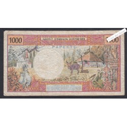 Billet Tahiti Papeete  - 1000 Francs  - E.010 00009 - lartdesgents.fr