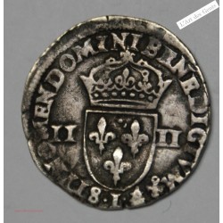 Quart Ecu Croix de face Henri III 1589 L Bayonne Argent -  lartdesgents.fr