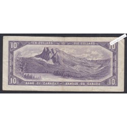 Billet Canada  - 10 Dollars  - MV 2831669 - 1954 - lartdesgents.fr