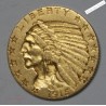 5 dollars - 5$ 1915 tête d'indien US  -  lartdesgents.fr