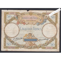 Billet 50 Francs Luc Olivier Merson - Q.12028 133 - 1932 -  lartdesgents.fr