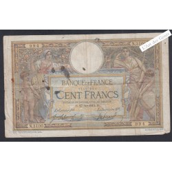 Billet 100 Francs LOM - N.3100 994  - 1915 -  lartdesgents.fr