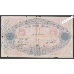 500 Francs Bleu et Rose - X.977 282  - 1927 -  lartdesgents.fr