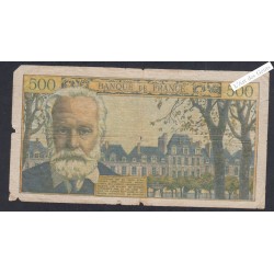 500 Francs Victor Hugo - Y.56 75091 - 1955 -  lartdesgents.fr