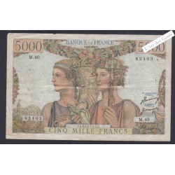 1000 Francs Terre et Mer - M.40 82403 - 1951 -  lartdesgents.fr