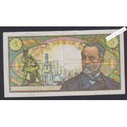 5 Francs Pasteur - L.29 48068 - 1966 -  lartdesgents.fr