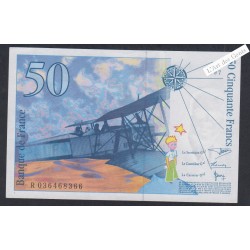 50 Francs Saint Exupéry - R.036468366 - 1997 - Neuf -  lartdesgents.fr