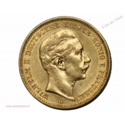 20 mark or 1900 Prusse WILHELM II, lartdesgents.fr
