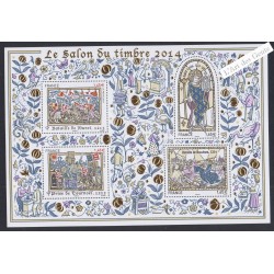 Bloc Feuillet  BF 135 - SALON DU TIMBRE 2014 - Neuf** - lartdesgents.fr