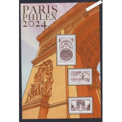 Feuillet  F5786 - PARIS PHILEX 2024 - Neuf** - lartdesgents.fr