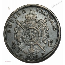 5 francs 1869 BB argent -  lartdesgents.fr