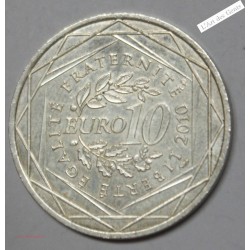 10 euros 2010 argent Guadeloupe -  lartdesgents.fr