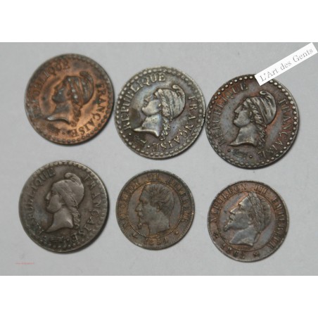 Lot de 1 centime Dupré, Napoléon III, lartdesgents.fr