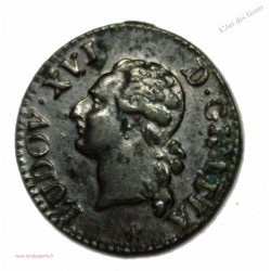 Liard de France de Louis XIV 1655 B Rouen