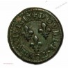 Louis XIII 1618/7 D Lyon Double tournois TTB. R3-  lartdesgents.fr