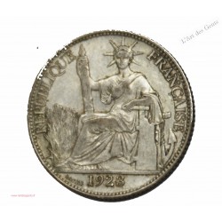 Indochine Française 20 cent 1923 argent, lartdesgents.fr