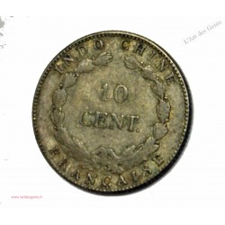 Indochine Française, 10 cent 1920 argent 3 grs TB+, lartdesgents.fr