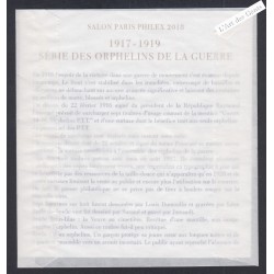 Feuillet  F5226 - Orphelins de guerre - Année 2018 - Neuf** - lartdesgents.fr