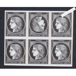 Extrait Bloc Feuillet F5305 - Cérès - 170 ans du premier timbre Français - Année 2019 - Neuf** - lartdesgents.fr