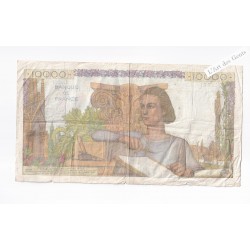 billet 10000 francs GENIE 2-6-1955 N° T.9251 771 TB+, lartdesgents.fr