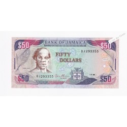 billets de Jamaïque 5 billets neufs -  lartdesgents.fr